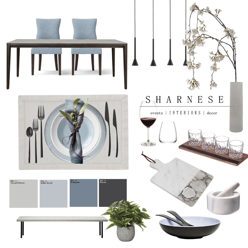 Dinner Party Mood Board by jadec design on Style Sourcebook