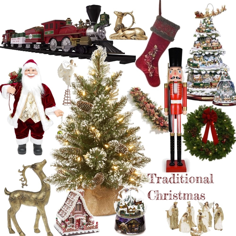 Christmas traditional Mood Board by Rhiannon Lee, Oleander & Finch Interiors on Style Sourcebook