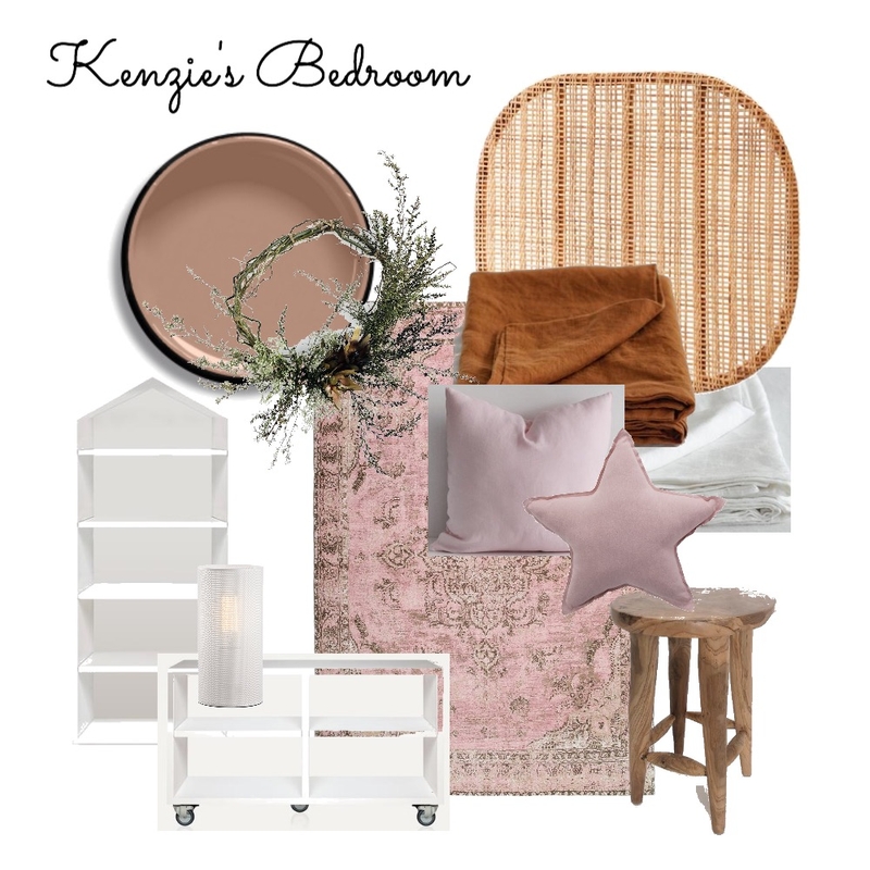 Kenzie's Bedroom Mood Board by Lucy Furniss Design on Style Sourcebook