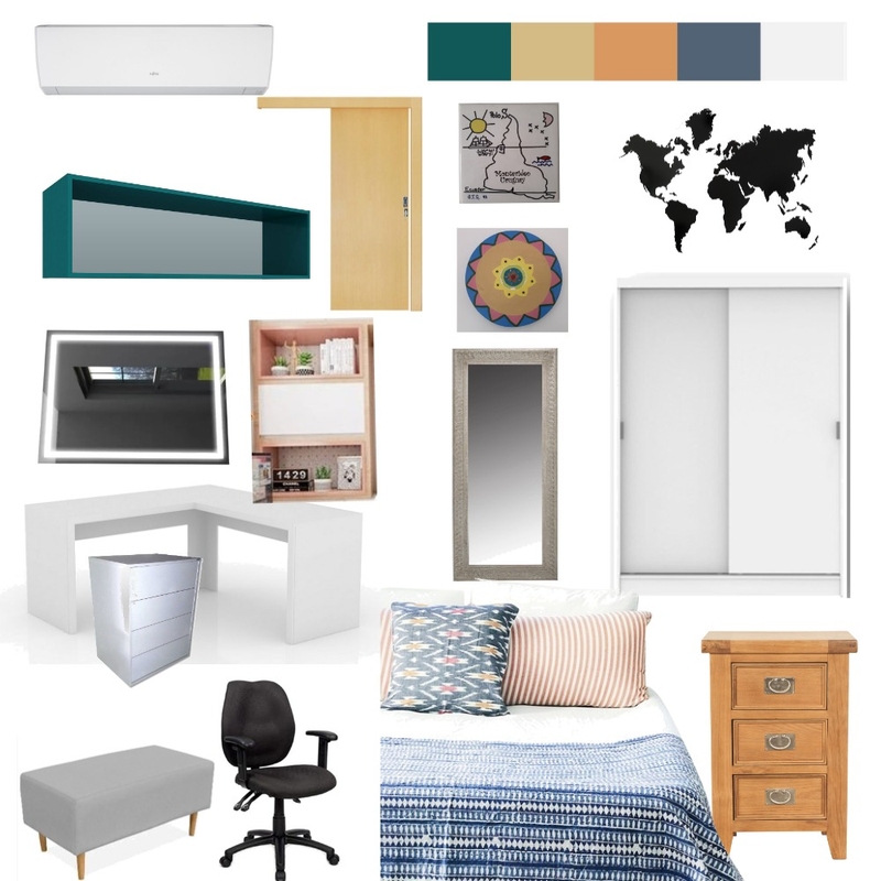 Projeto ap 108 - Quarto Mood Board by jumakeit on Style Sourcebook