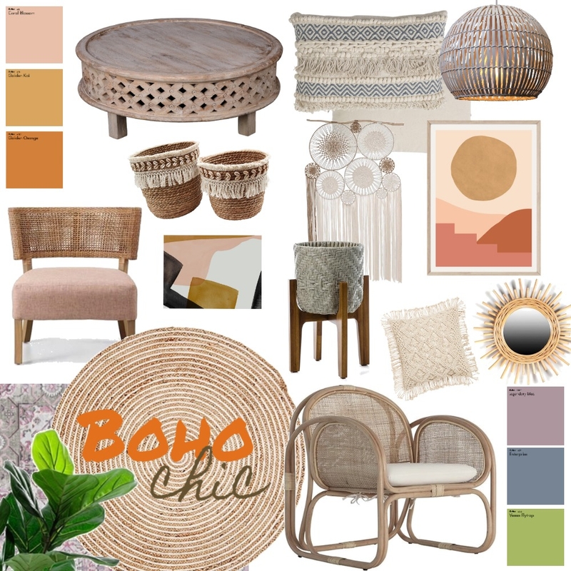 BOHO CHIC 2 Mood Board by mochabbr on Style Sourcebook