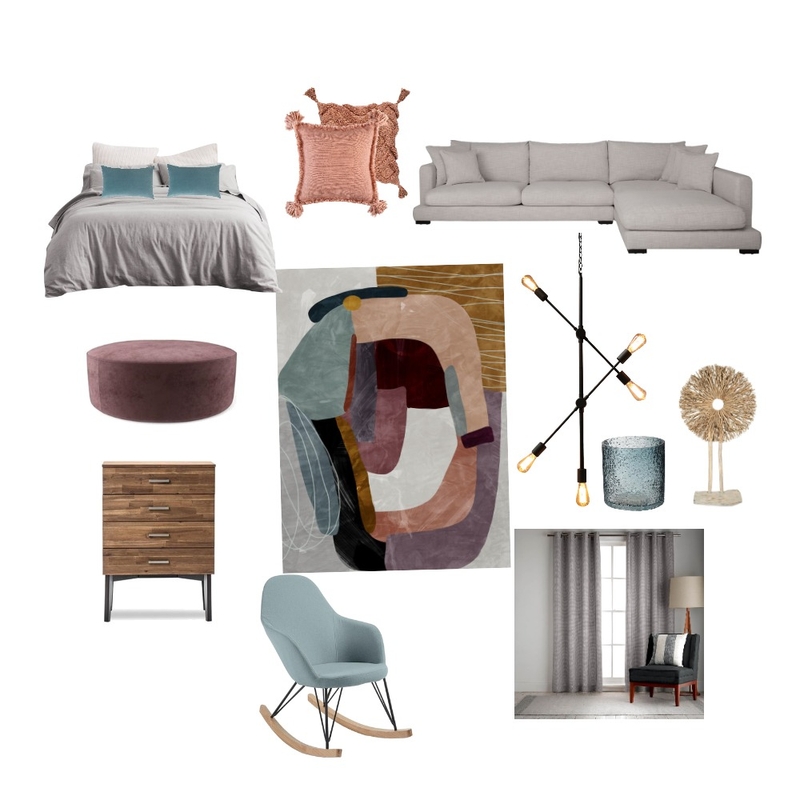 tetris 1 Interior Design Mood Board by Alla_M