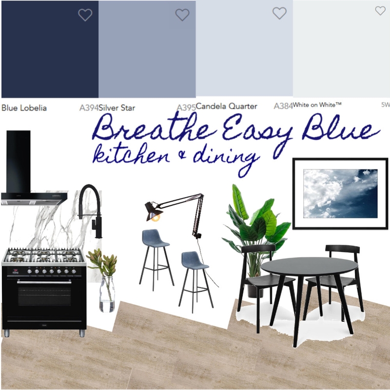 Breathe Easy Blue - Kitchen &amp; Dining Mood Board by Kohesive on Style Sourcebook