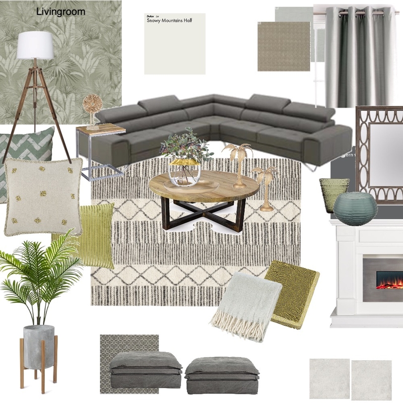Livingroom Interior Design Mood Board by Daleen