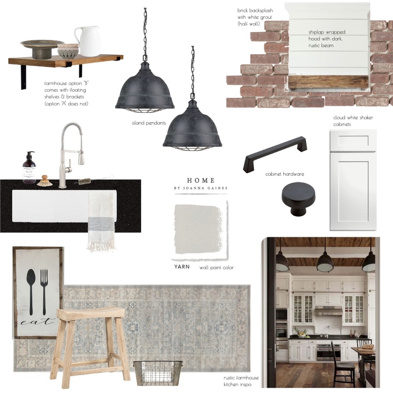 Farmhouse Kitchen B Mood Board by Payton on Style Sourcebook