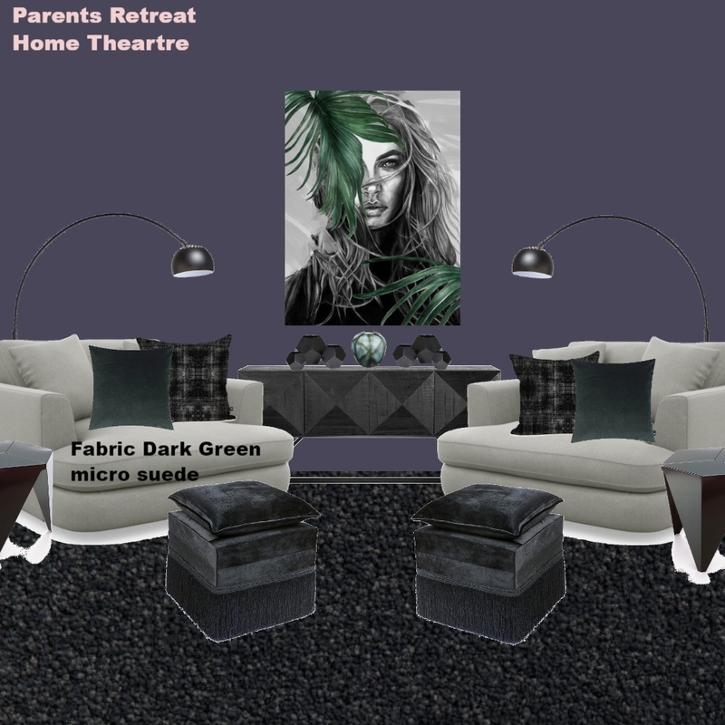 Theatre /Parents Retreat Mood Board by Jo Laidlow on Style Sourcebook