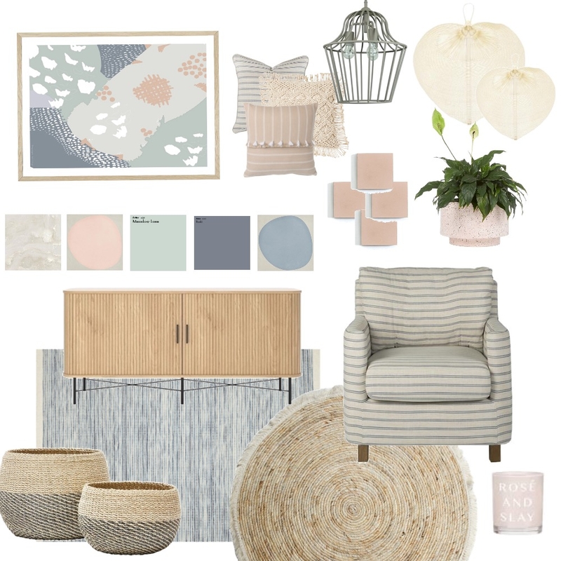 Pastel paradise Mood Board by Rhiannon Lee, Oleander & Finch Interiors on Style Sourcebook