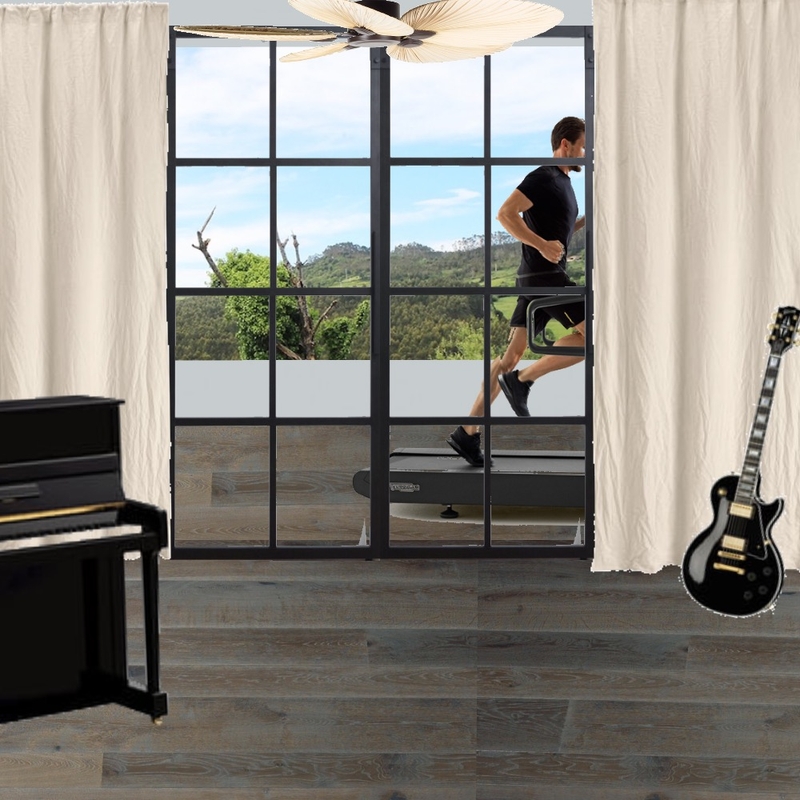 Gym Interior Design Mood Board by soniareixach