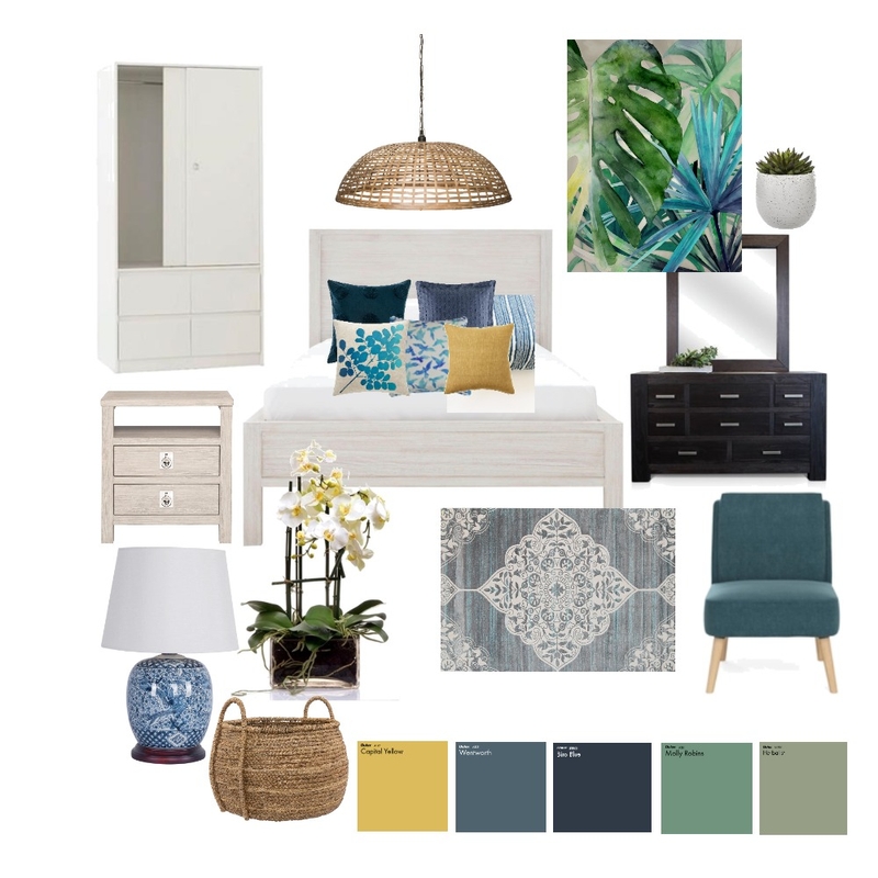 bedroom1 Interior Design Mood Board by gila