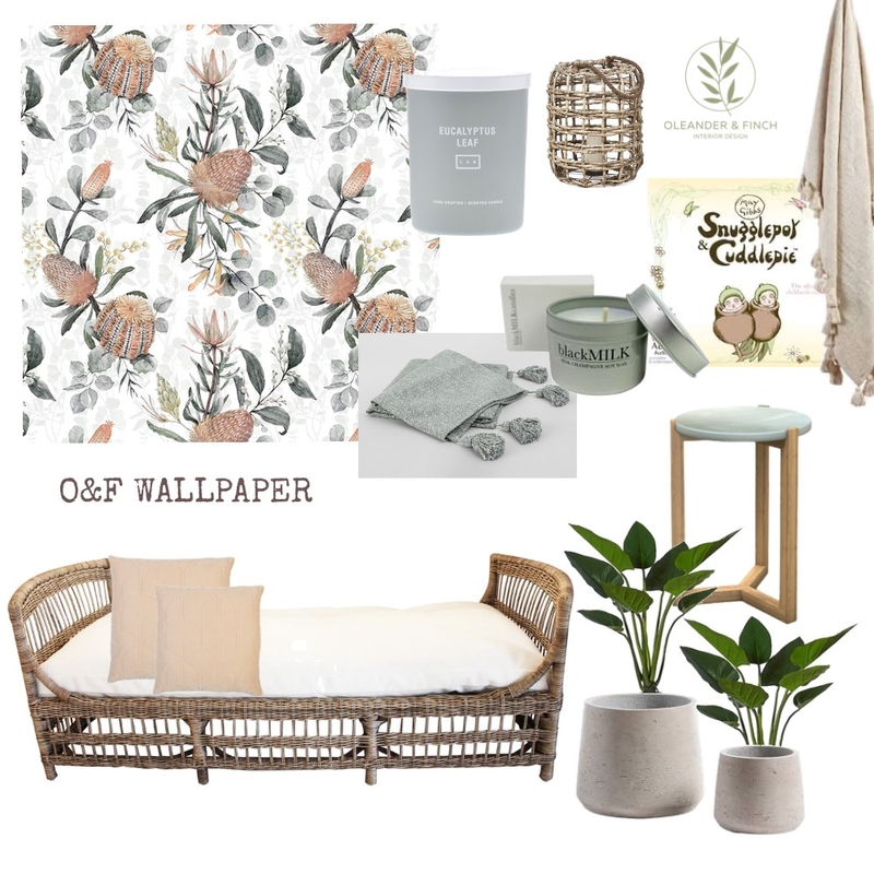 O&amp;F WALLPAPER Mood Board by Rhiannon Lee, Oleander & Finch Interiors on Style Sourcebook