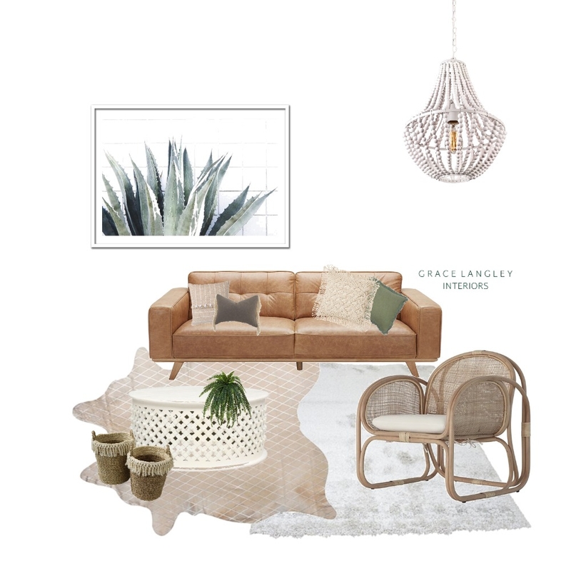 neutral boho living room Mood Board by GraceLangleyInteriors on Style Sourcebook