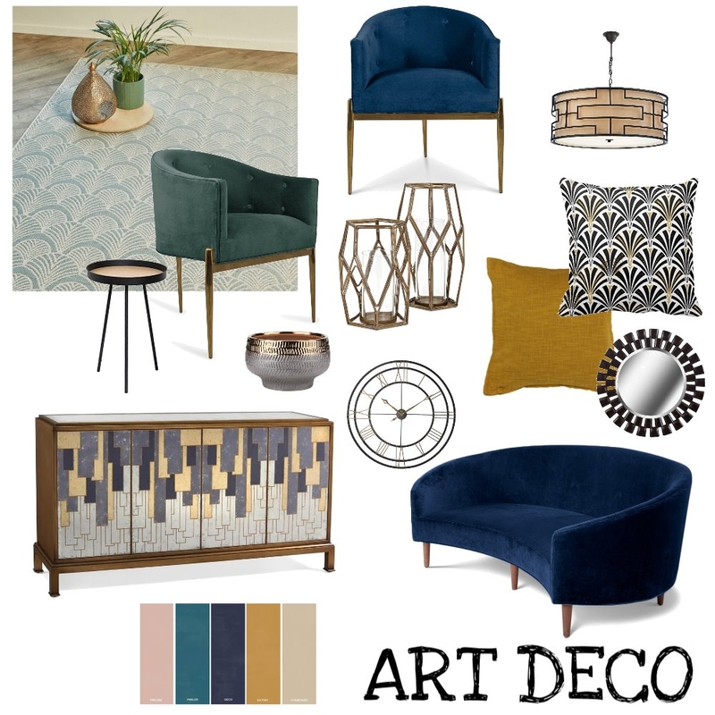 Module 3 Interior Design Mood Board by KarlienK