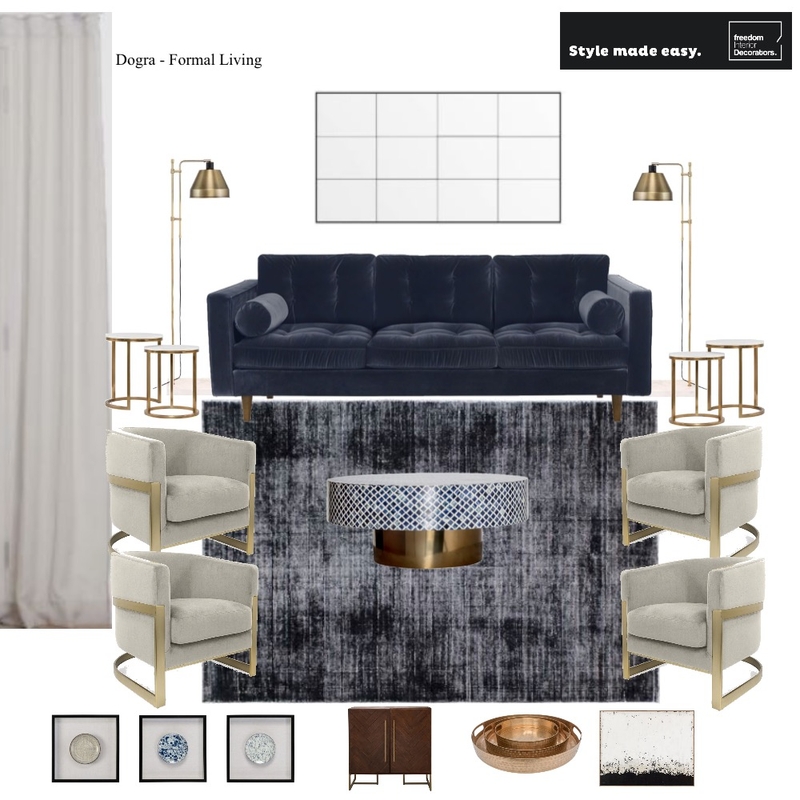Dogra - Formal Living 2 Mood Board by fabulous_nest_design on Style Sourcebook