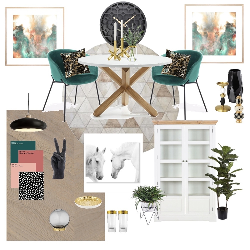 dinning Mood Board by ADORN STYLING INTERIORS on Style Sourcebook