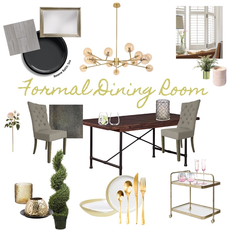 Formal Dining RoomIDIASS9 Interior Design Mood Board by aimeeomy