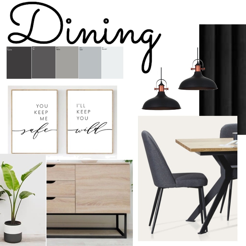 dining Interior Design Mood Board by leticea11