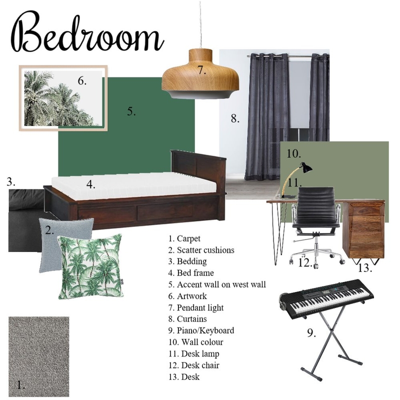 Assignment 10 Bedroom Mood Board by Nicolemanley.x on Style Sourcebook