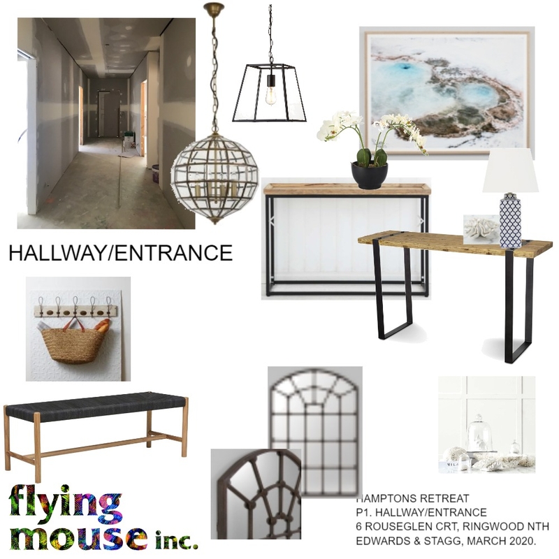 Hallway/Entrance Mood Board by Flyingmouse inc on Style Sourcebook
