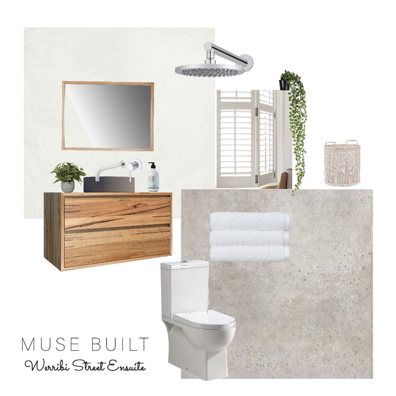 Werribi Street Ensuite Mood Board by Muse Built on Style Sourcebook