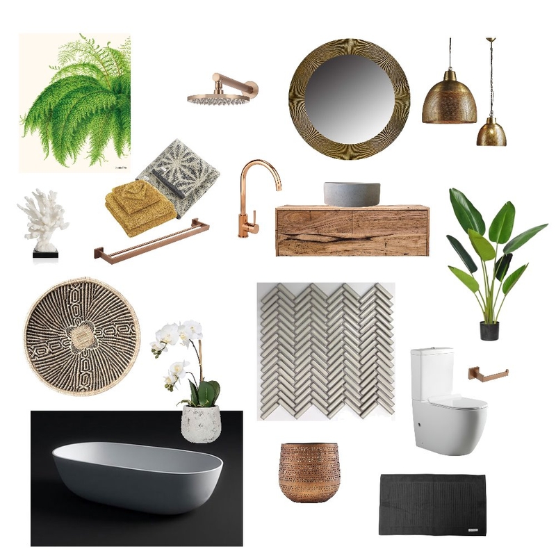 Bathroom Interior Design Mood Board by LarasTheme Bathroom Interior Design Mood Board by LarasTheme