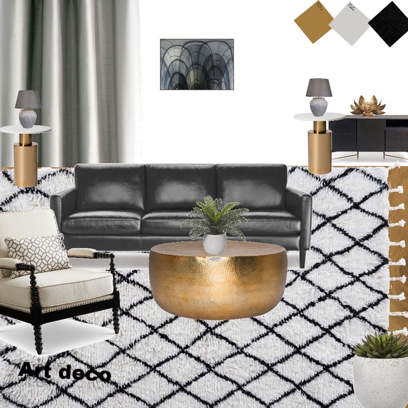 Art Deco3 Interior Design Mood Board by Chanda