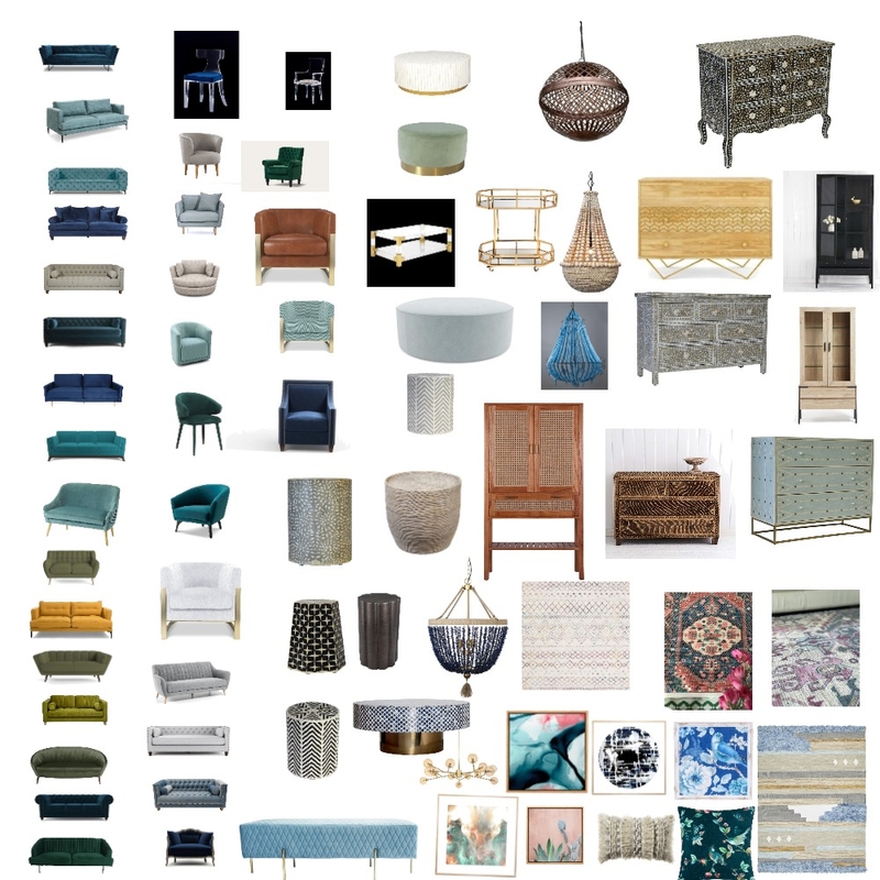 Boho colorful eclectic board Mood Board by novahomestyler on Style Sourcebook