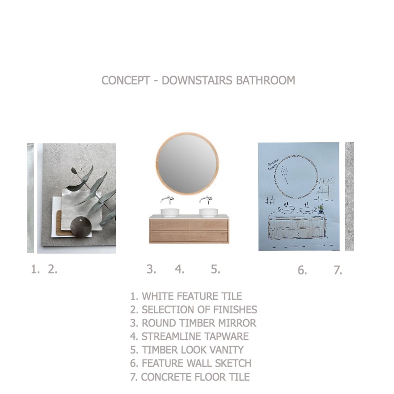 DOWNSTAIRS BATHROOM Mood Board by Emerald Pear  on Style Sourcebook