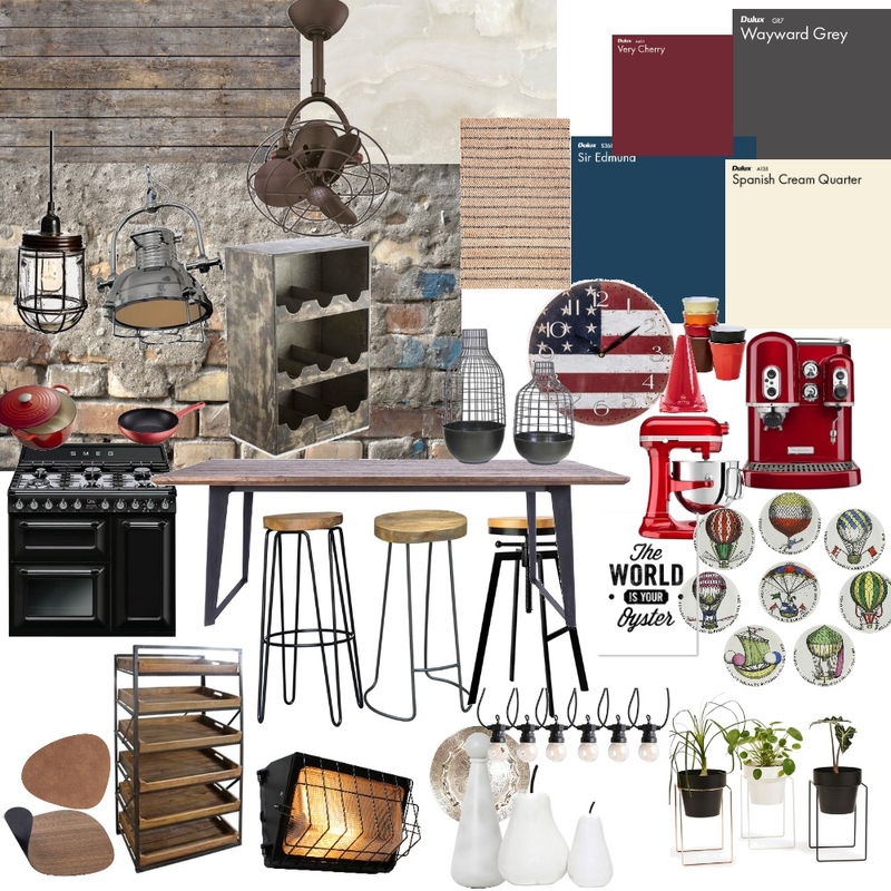 Industrial Moodboard Mood Board by miriancastilho on Style Sourcebook