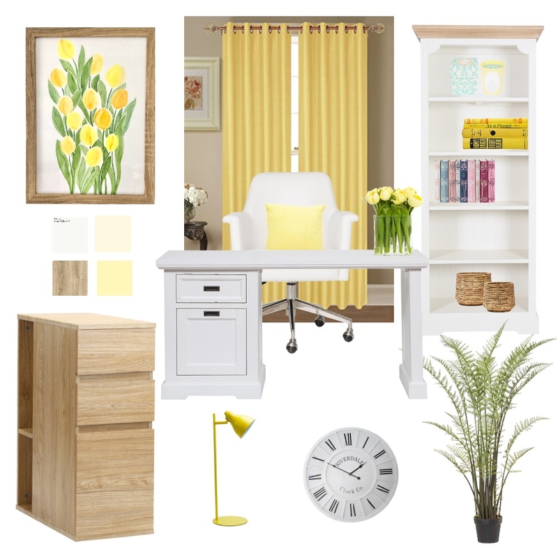 Kathy's Office Mood Board by RegineEvans on Style Sourcebook