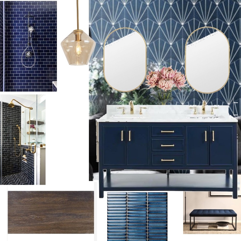 Deco glam bathroom Mood Board by stephie729 on Style Sourcebook