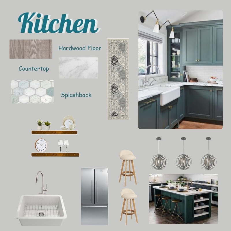 Kitchen Interior Design Mood Board by Sofi.baxter