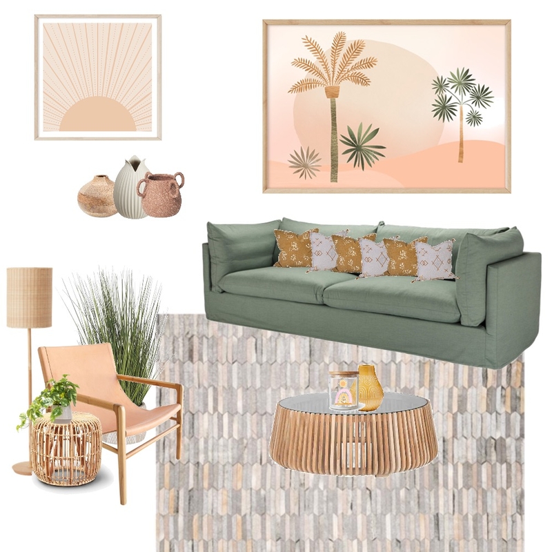 Boho Interior Design Mood Board by Simplestyling