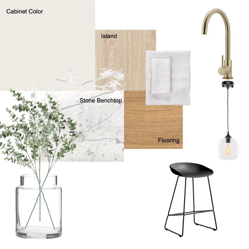 Warm modern kitchen Interior Design Mood Board by DekonKr