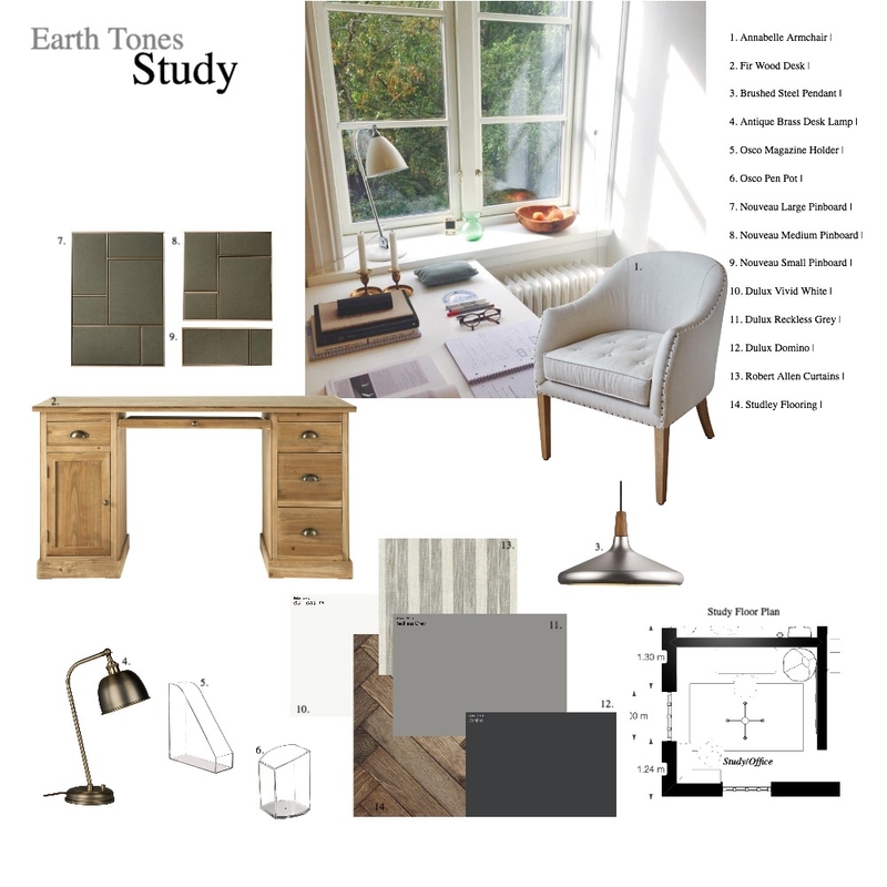 Study Mood Board by LaurenPowell on Style Sourcebook