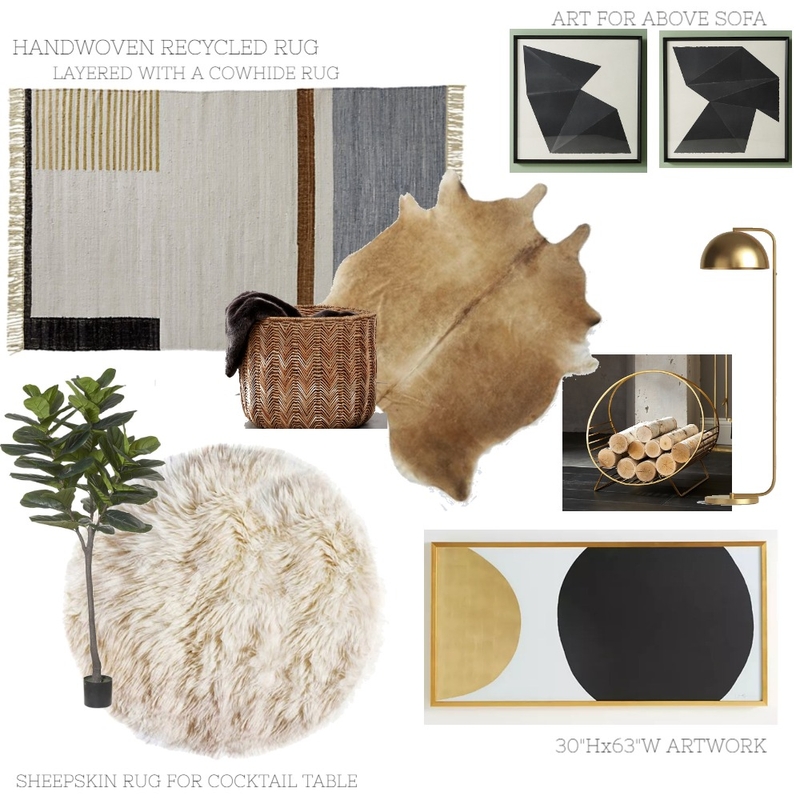 wolf basement 2 Interior Design Mood Board by JoCo Design Studio