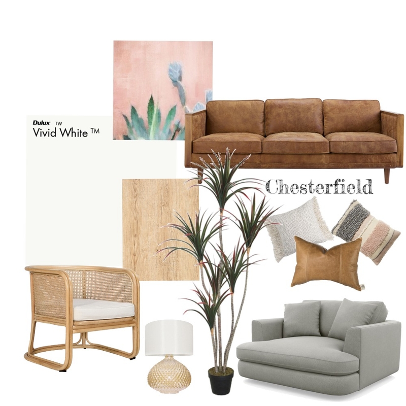 Lounge room Interior Design Mood Board by Ashlock