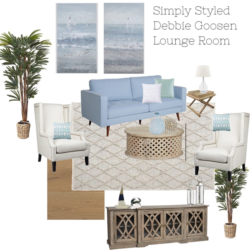 Debbie Goosen Lounge room v2 Interior Design Mood Board by Simply Styled