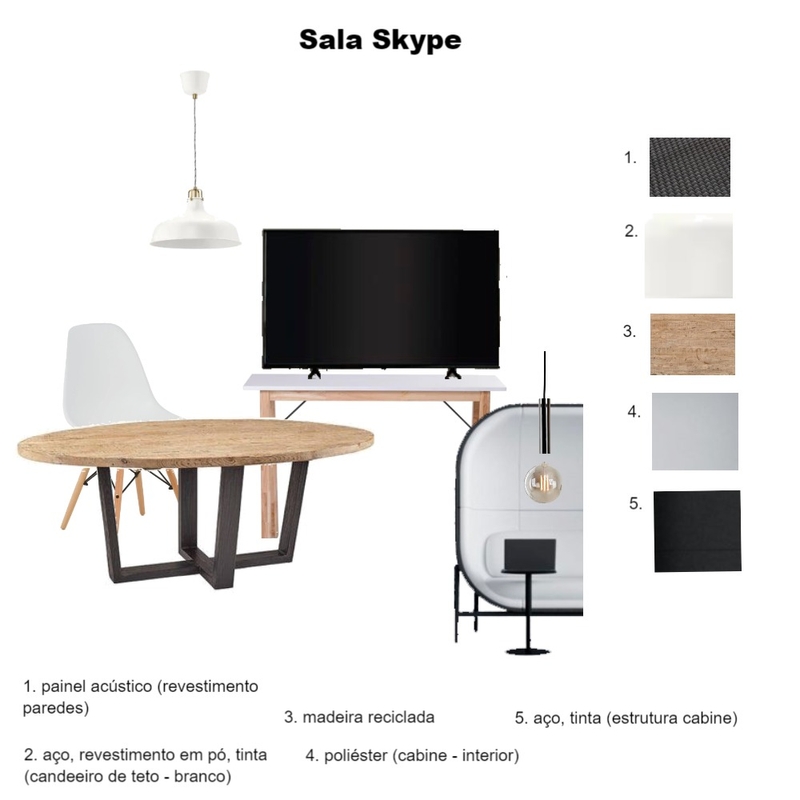 Moodboard sala skype -coworking Mood Board by carolina140699 on Style Sourcebook