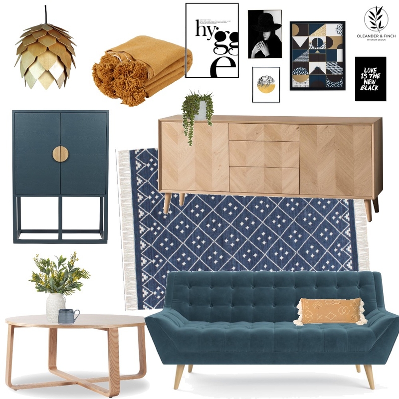Scandi teal Mood Board by Rhiannon Lee, Oleander & Finch Interiors on Style Sourcebook