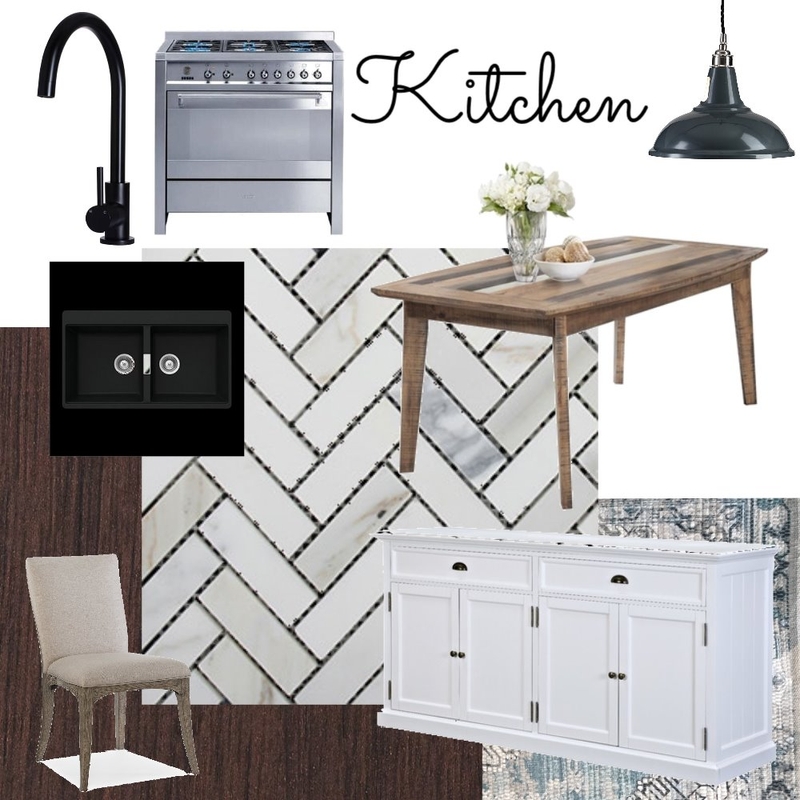 kitchen Interior Design Mood Board by Jlouise