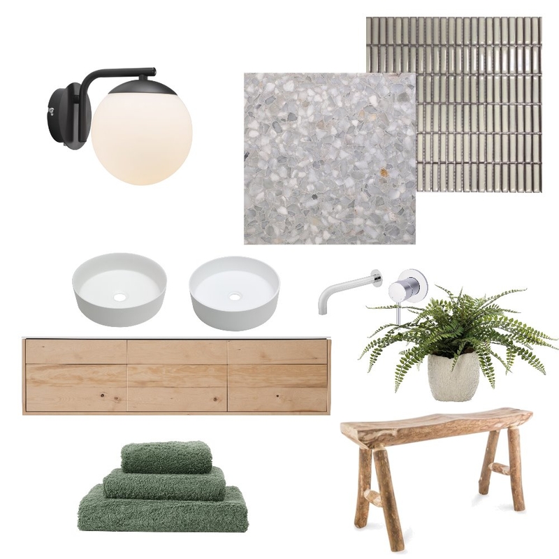 bathroom Interior Design Mood Board by CourtneyBaird