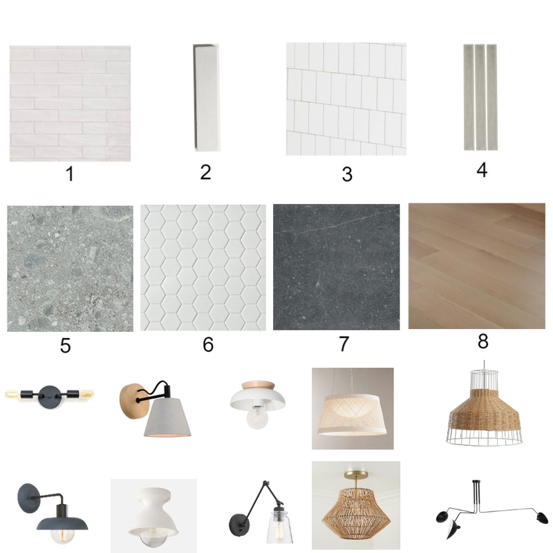 Tile options and lighting Mood Board by knadamsfranklin on Style Sourcebook