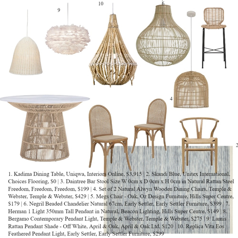 Sarah Interior Design Mood Board by AmandaBoydInteriors