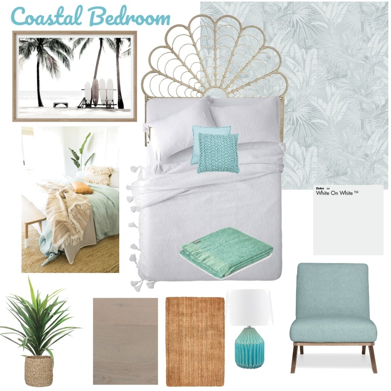 Coastal Bedroom Interior Design Mood Board by calderakitchens2019