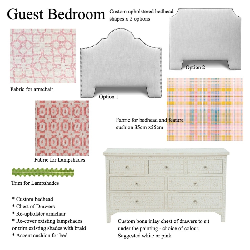 Guest Bedroom - Katrina Mood Board by ROSESTTRADINGCO on Style Sourcebook