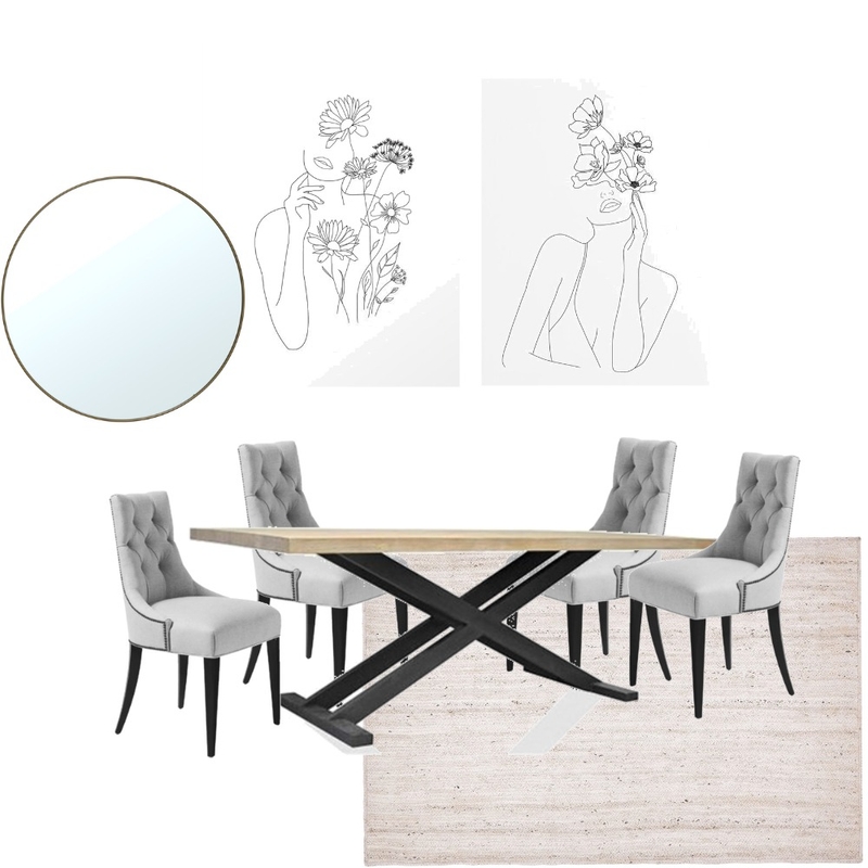 Dining Room Interior Design Mood Board by VictoriaNZ