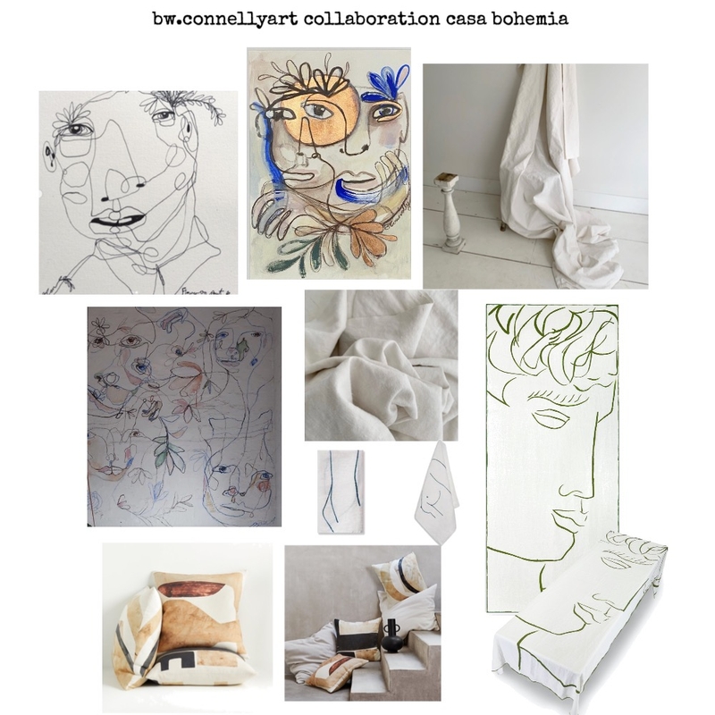 bw Connellyart Interior Design Mood Board by RACHELCARLAND