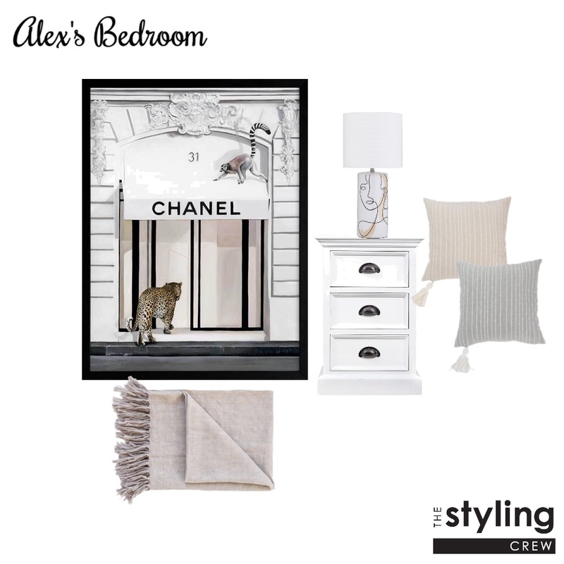 Alex's Bedroom Mood Board by The Styling Crew on Style Sourcebook