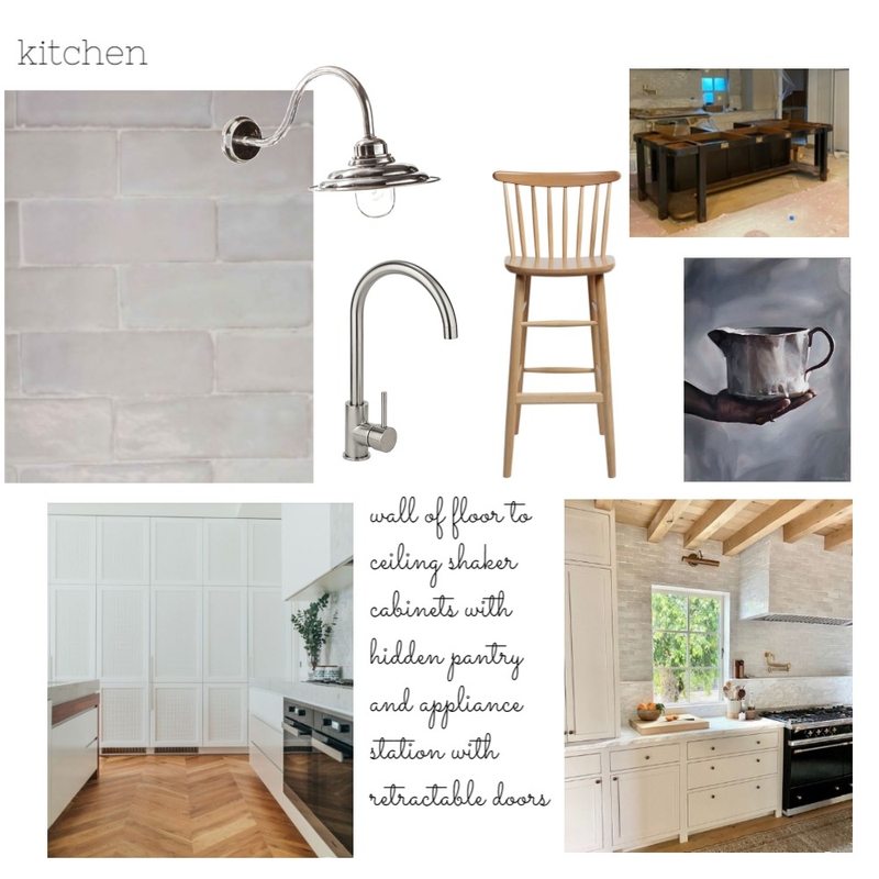 Kitchen Interior Design Mood Board by ErinFinch