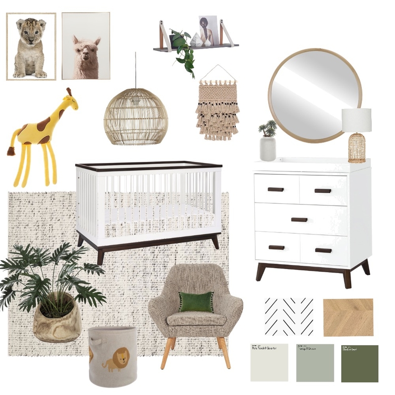 Nico Nursery Mood Board by BOREAL STUDIO MX on Style Sourcebook